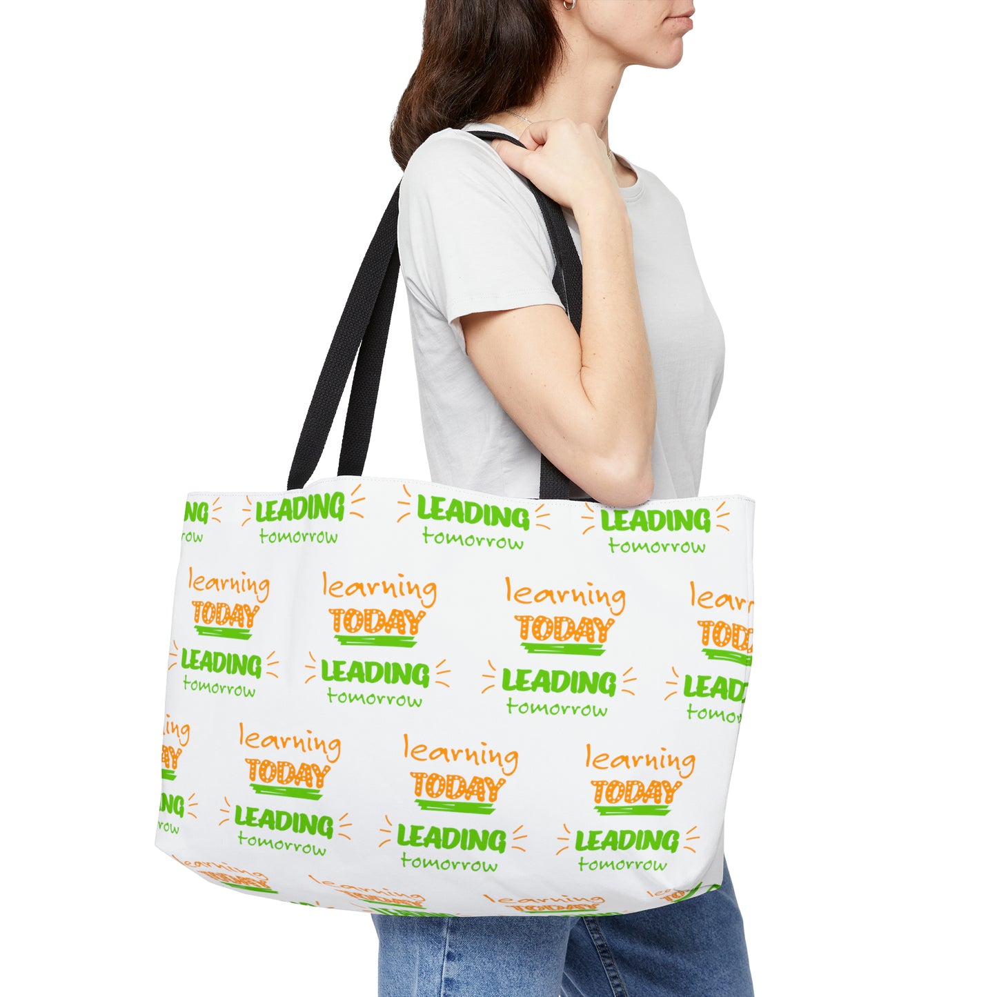 Learning and Leading Weekender Tote Bag