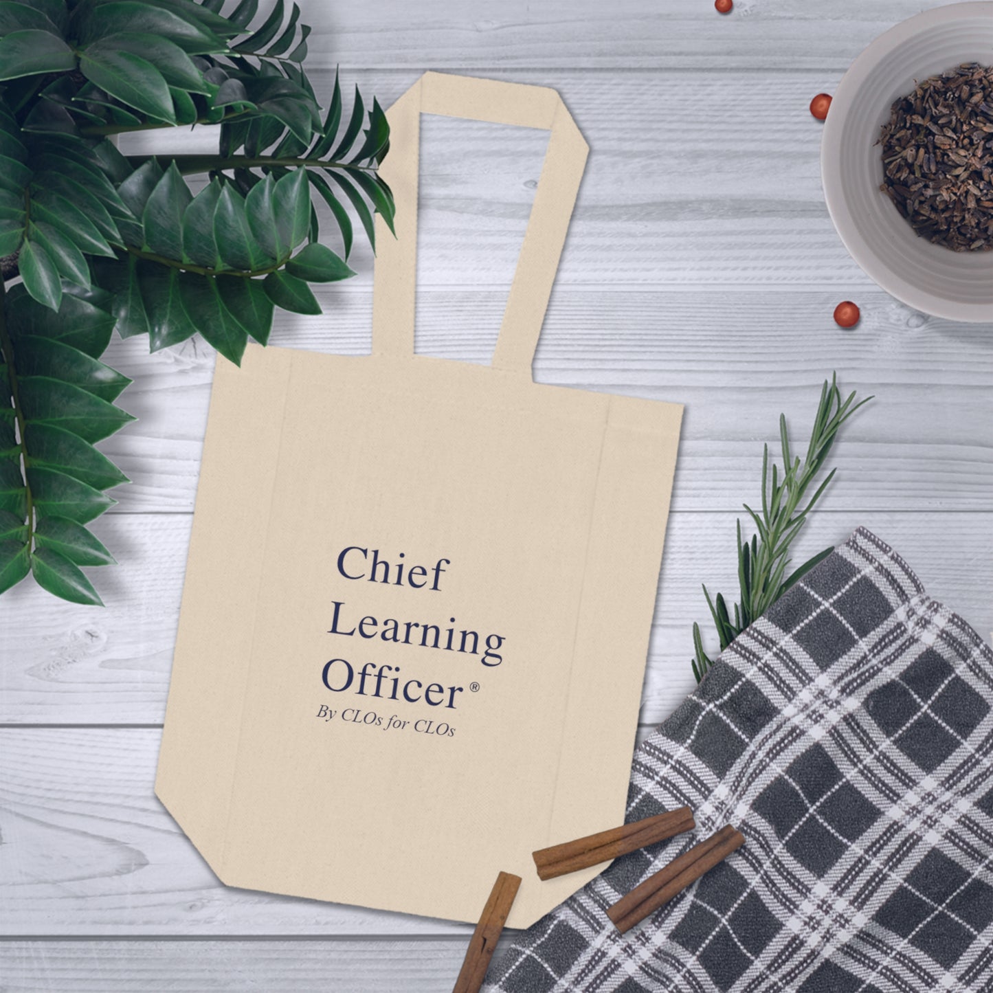 Chief Learning Officer Double Wine Tote Bag