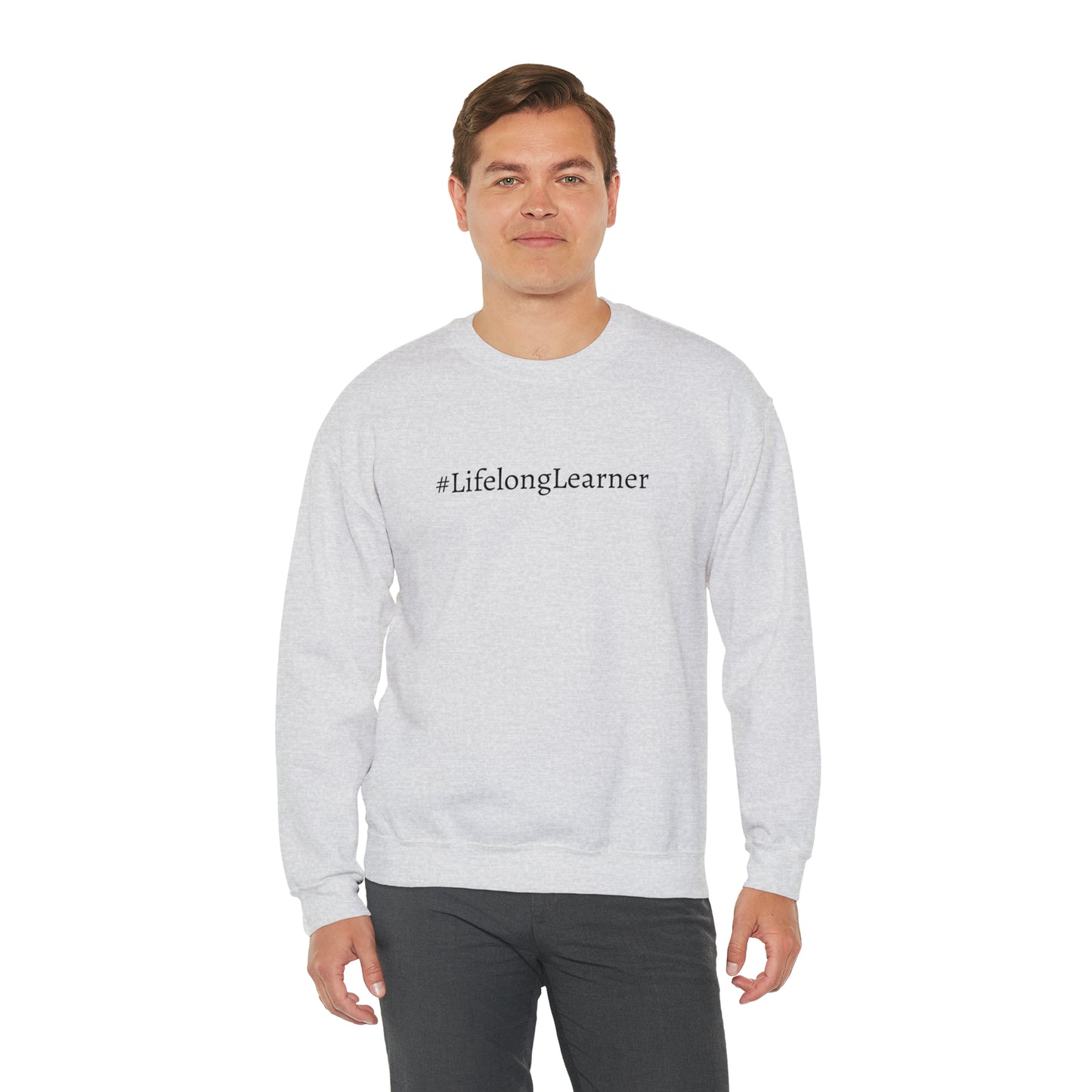 #LifelongLearner Crewneck Sweatshirt