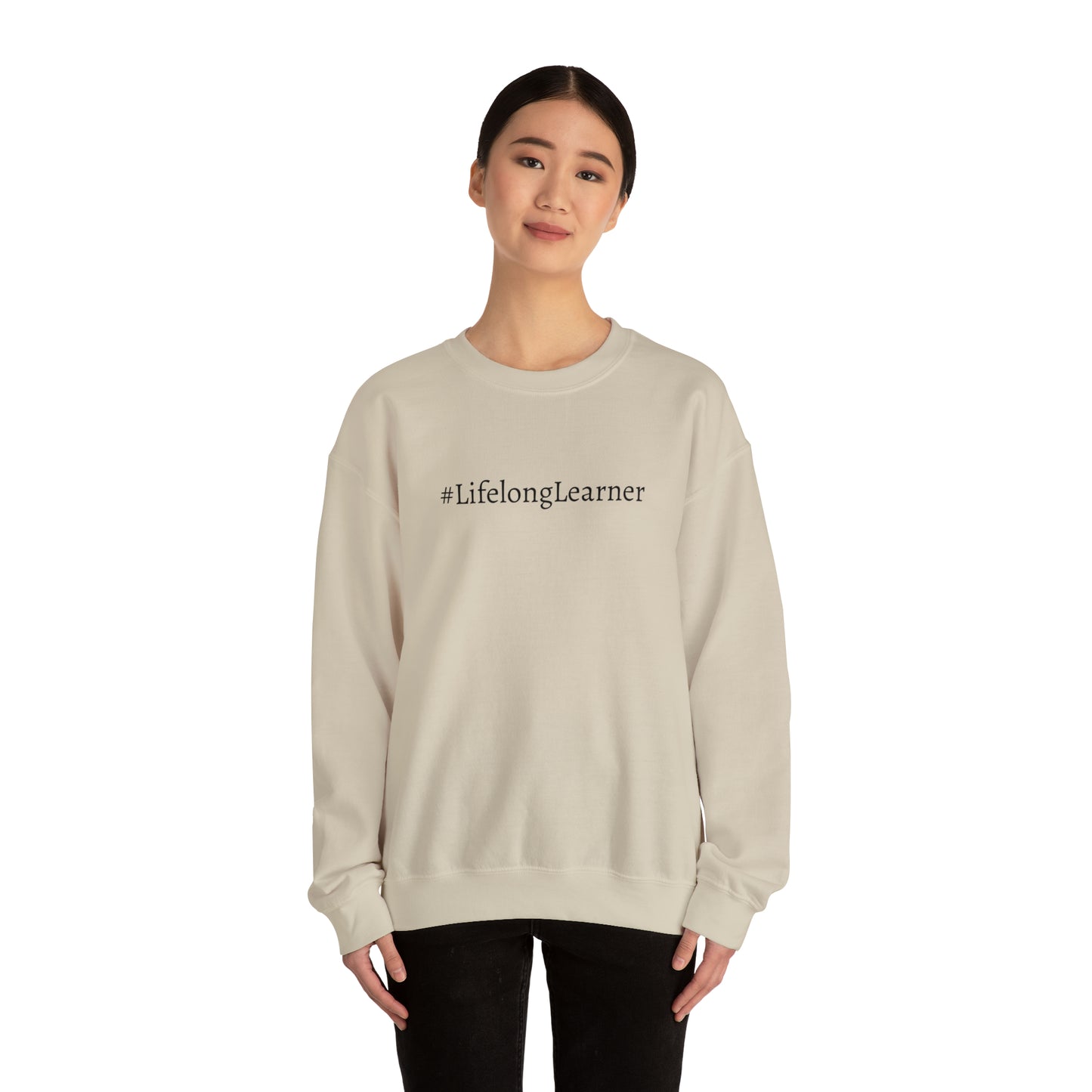 #LifelongLearner Crewneck Sweatshirt