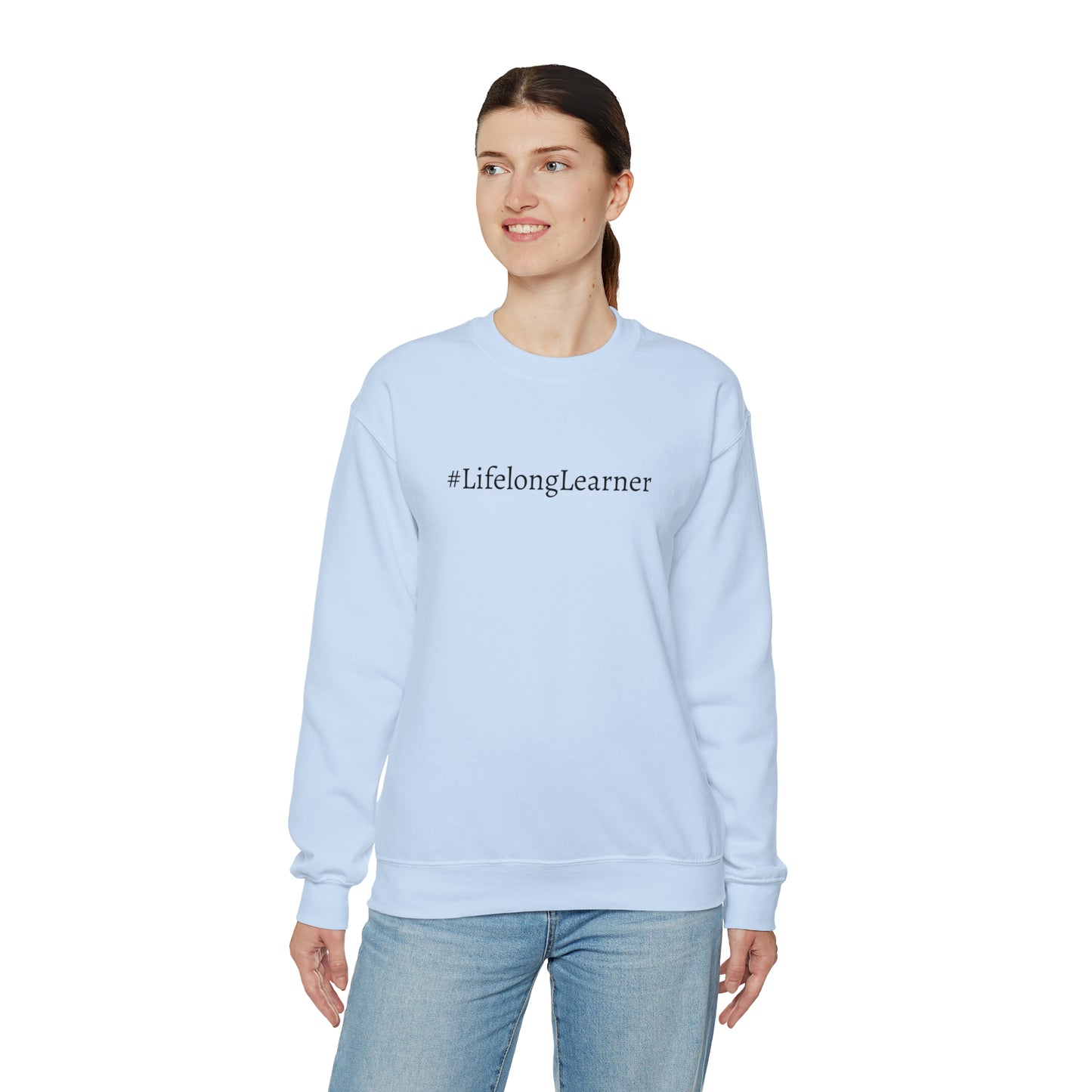 #LifelongLearner Crewneck Sweatshirt