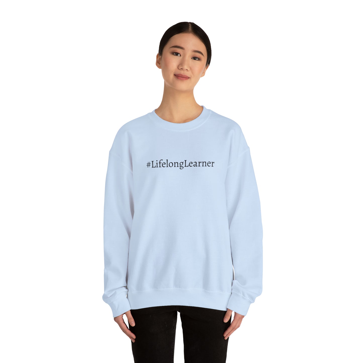 #LifelongLearner Crewneck Sweatshirt