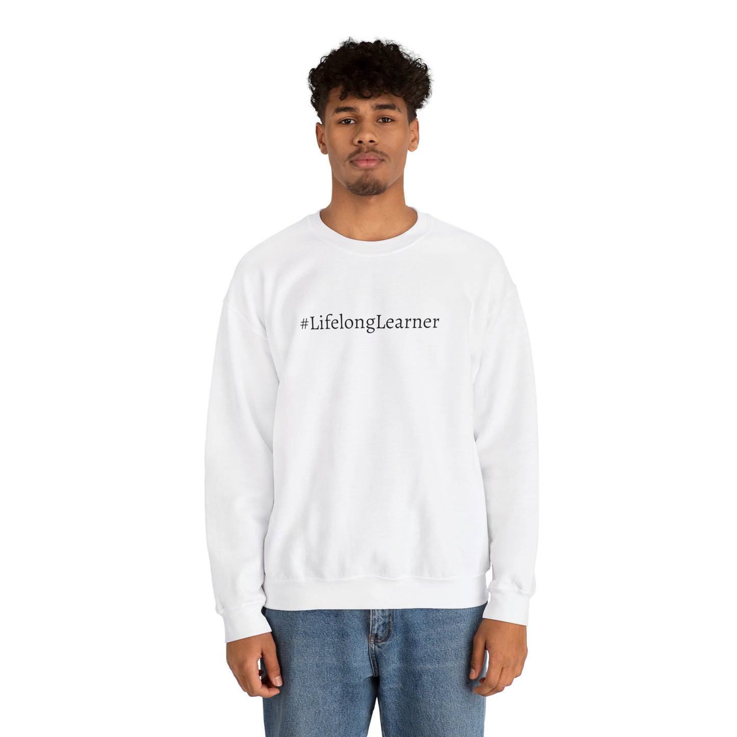 #LifelongLearner Crewneck Sweatshirt
