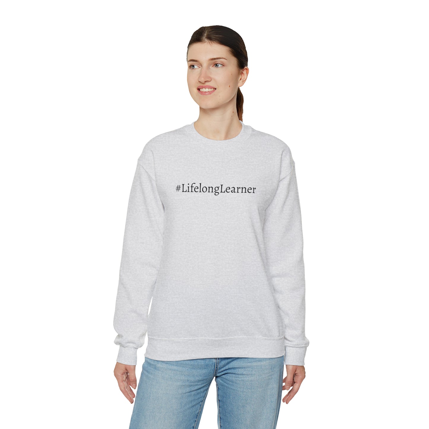 #LifelongLearner Crewneck Sweatshirt