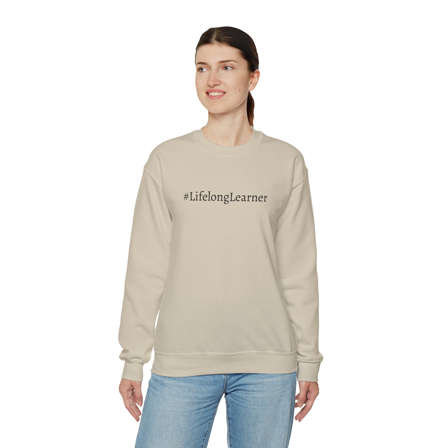 #LifelongLearner Crewneck Sweatshirt