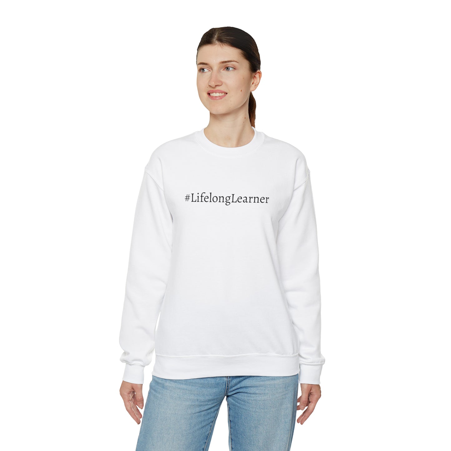 #LifelongLearner Crewneck Sweatshirt