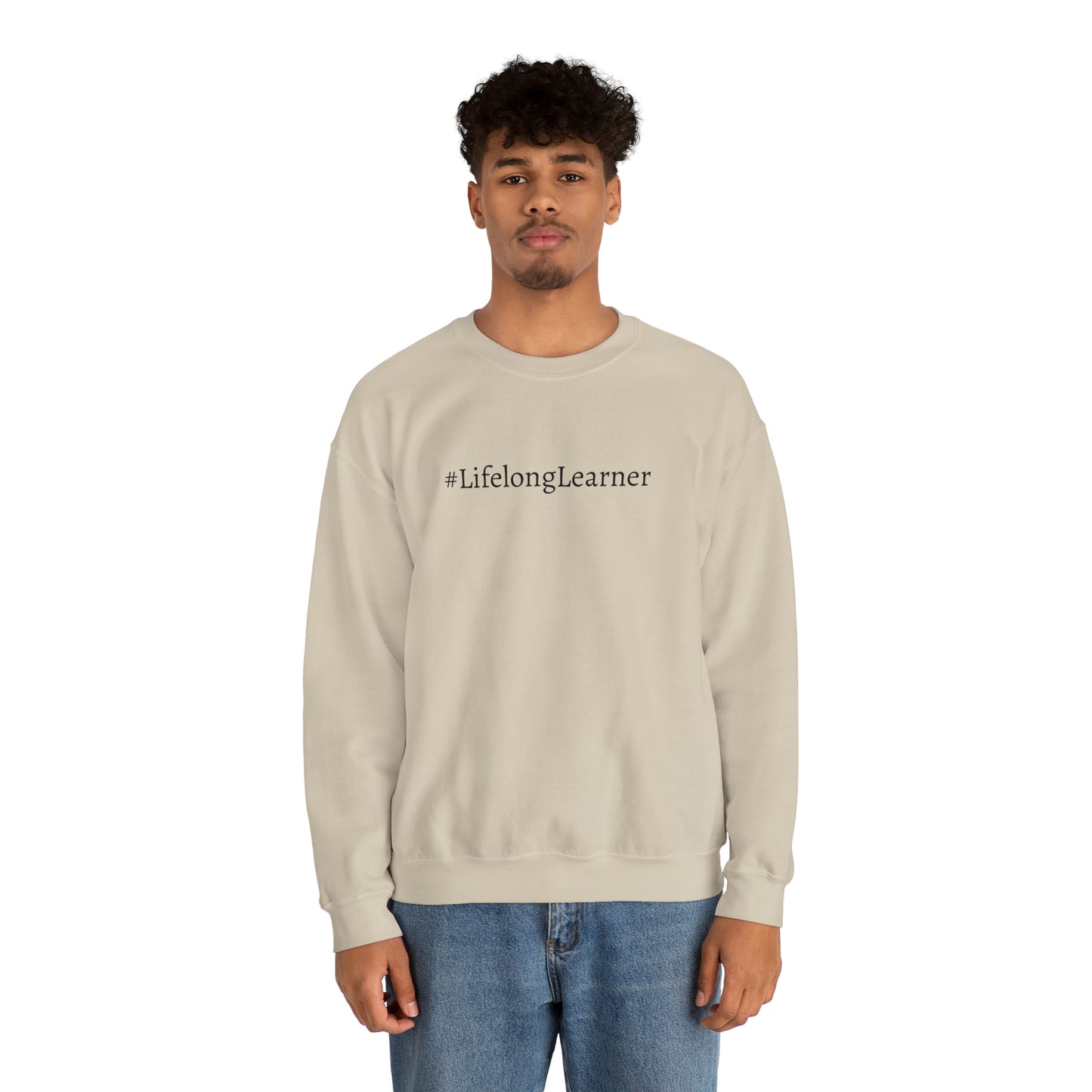 #LifelongLearner Crewneck Sweatshirt