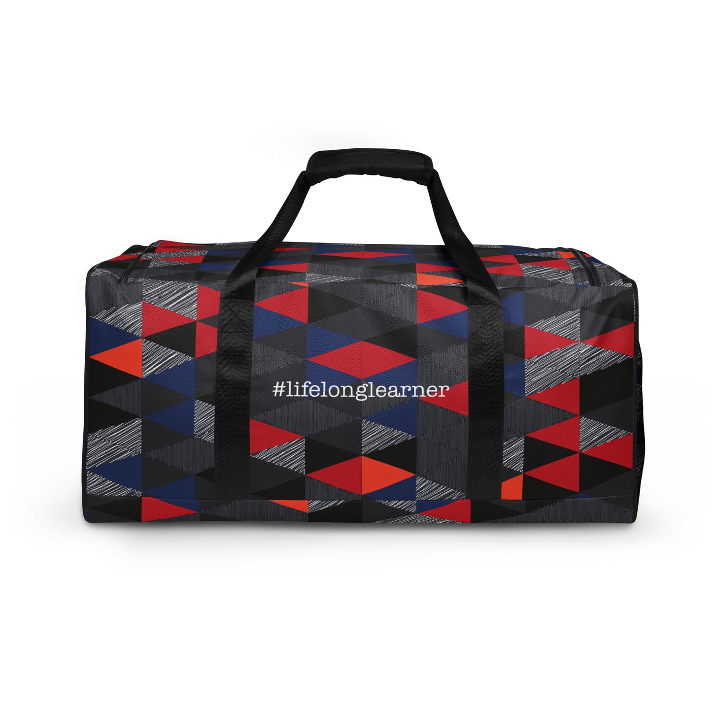 #LifeLongLearner Triangle Duffle bag