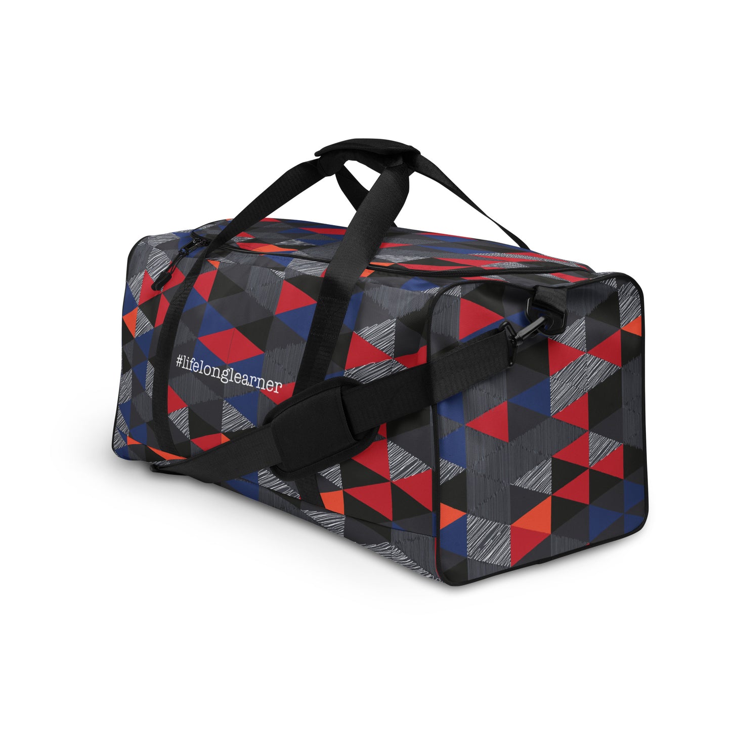 #LifeLongLearner Triangle Duffle bag