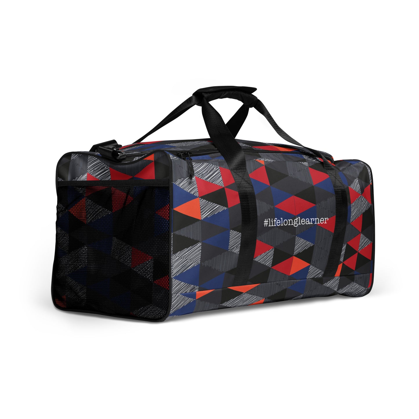 #LifeLongLearner Triangle Duffle bag