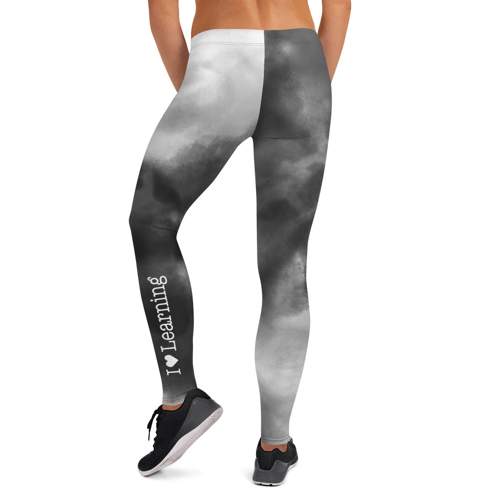 I Love Learning Tie-Dye Leggings