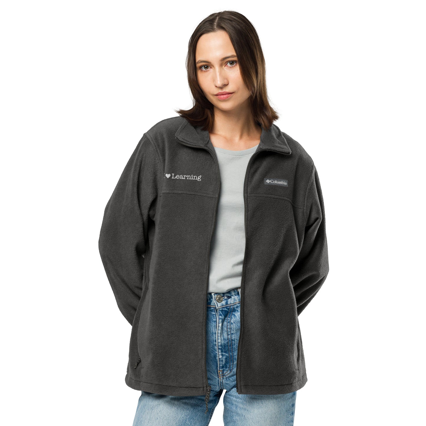 I Love Learning Unisex Columbia Fleece Jacket