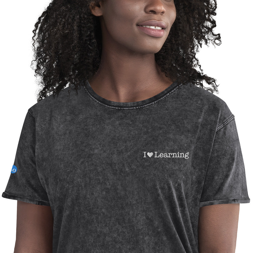 I Love Learning Denim T-Shirt