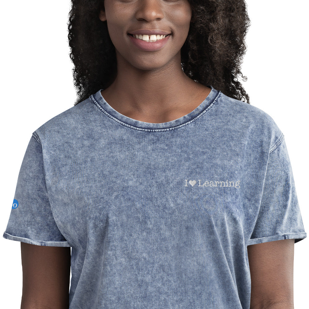 I Love Learning Denim T-Shirt