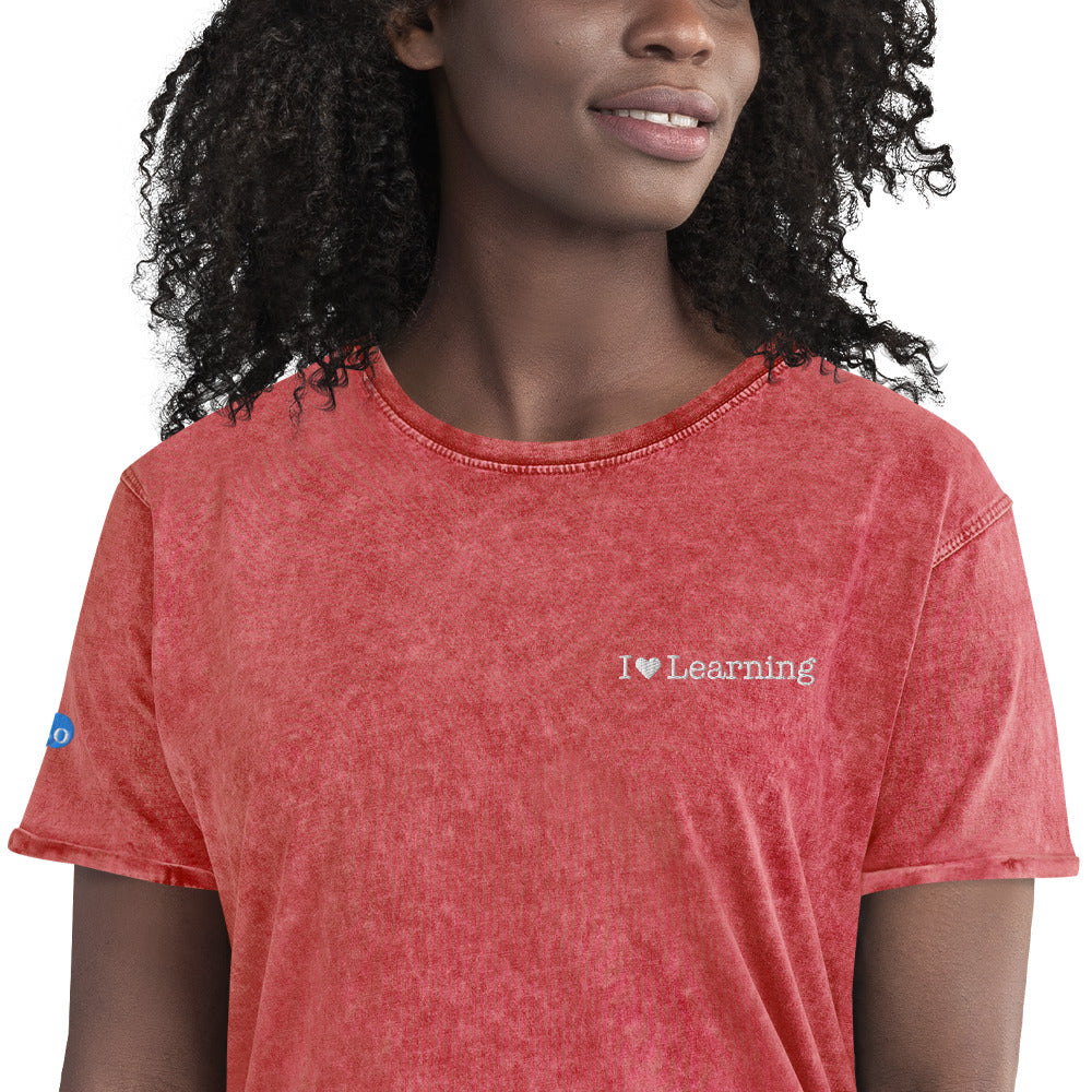 I Love Learning Denim T-Shirt