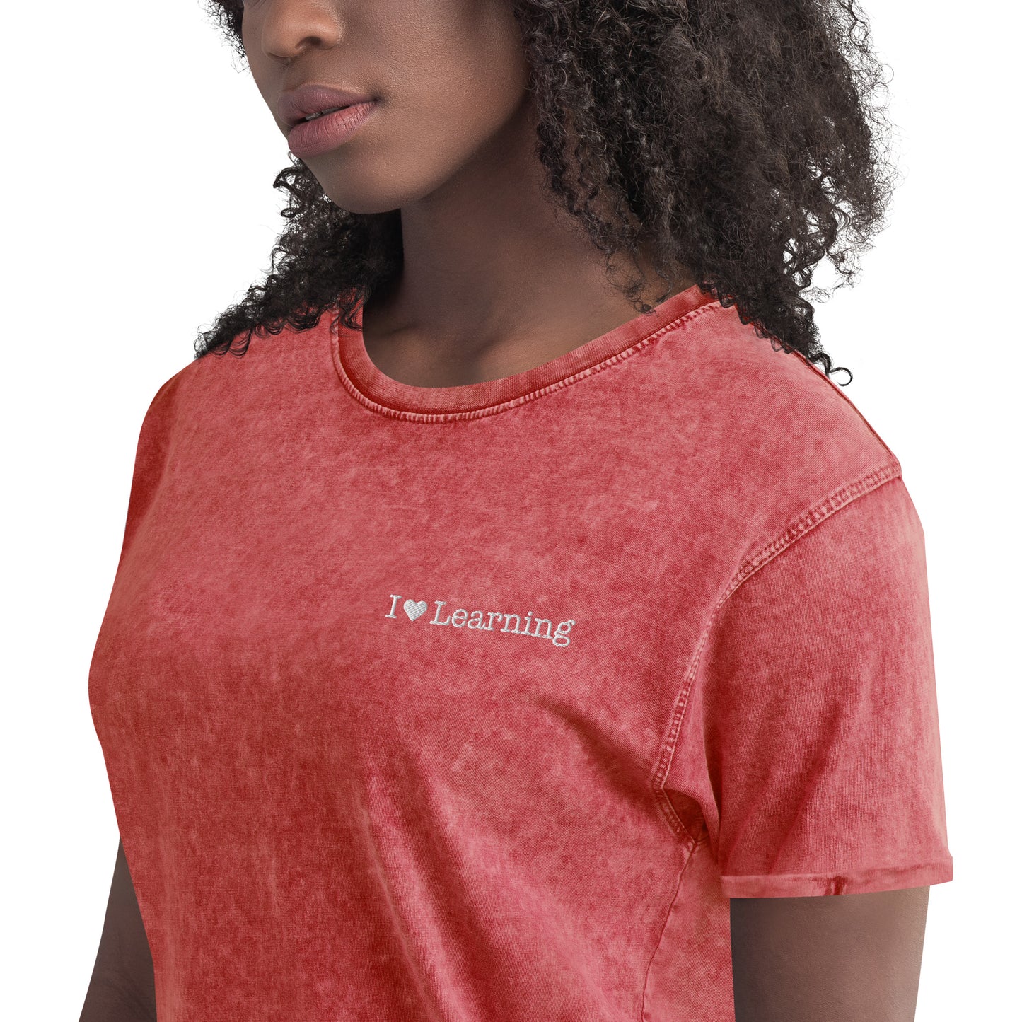 I Love Learning Denim T-Shirt