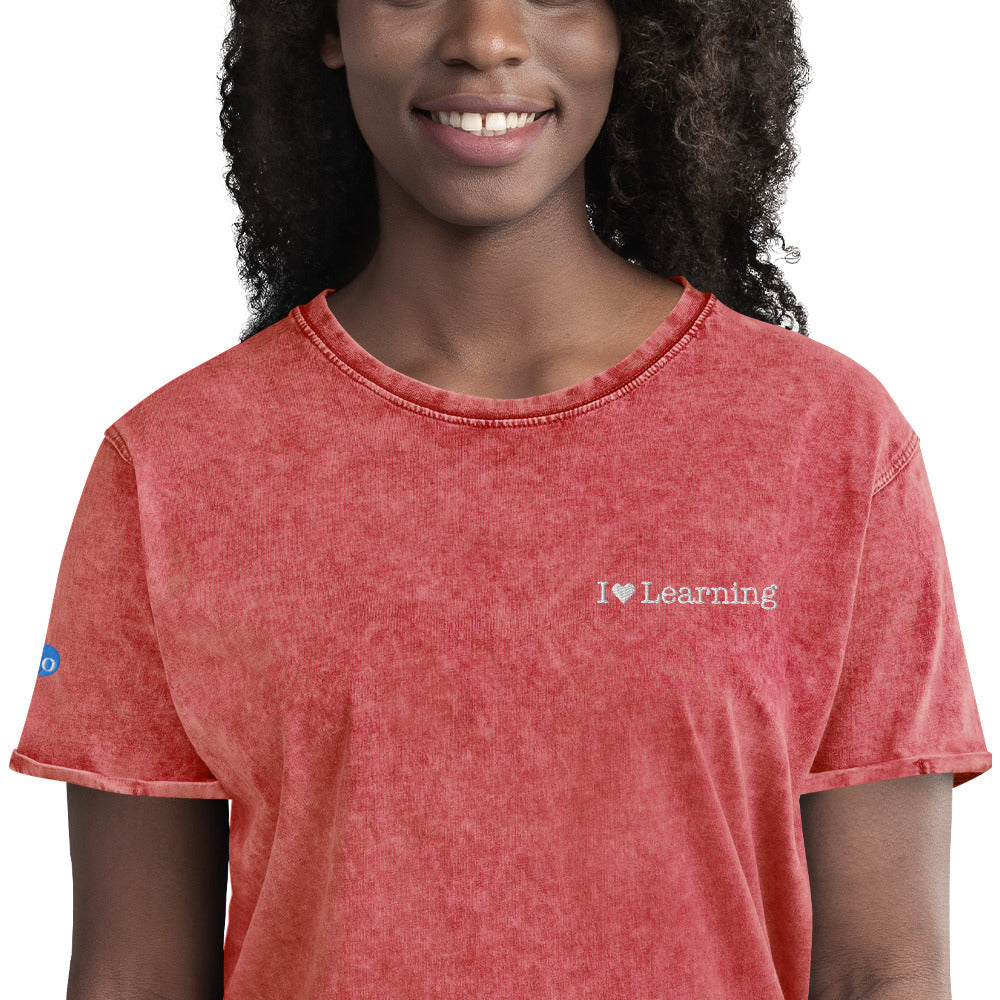 I Love Learning Denim T-Shirt