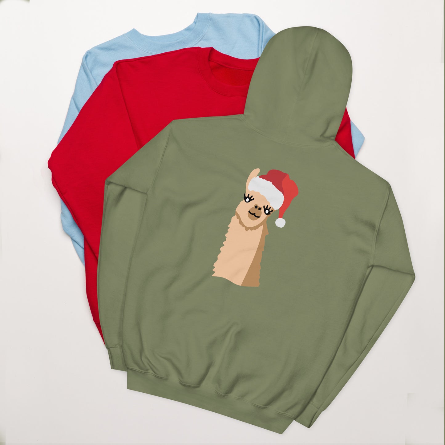 Holiday Learning Lama Unisex Hoodie