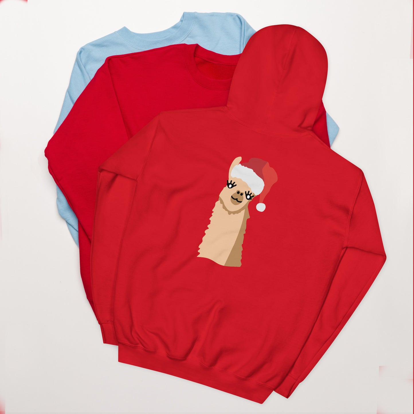 Holiday Learning Lama Unisex Hoodie