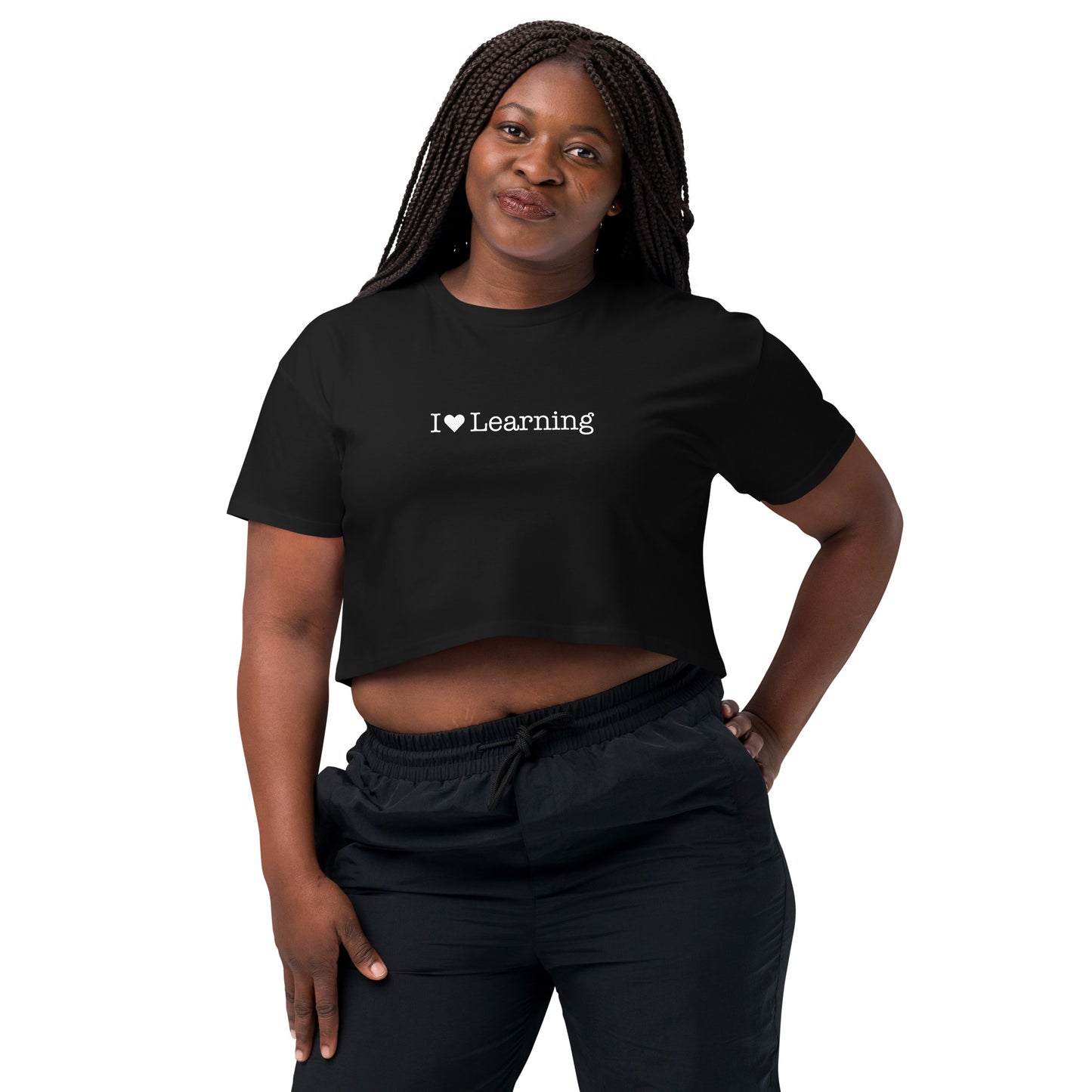 I Love Learning Crop Top