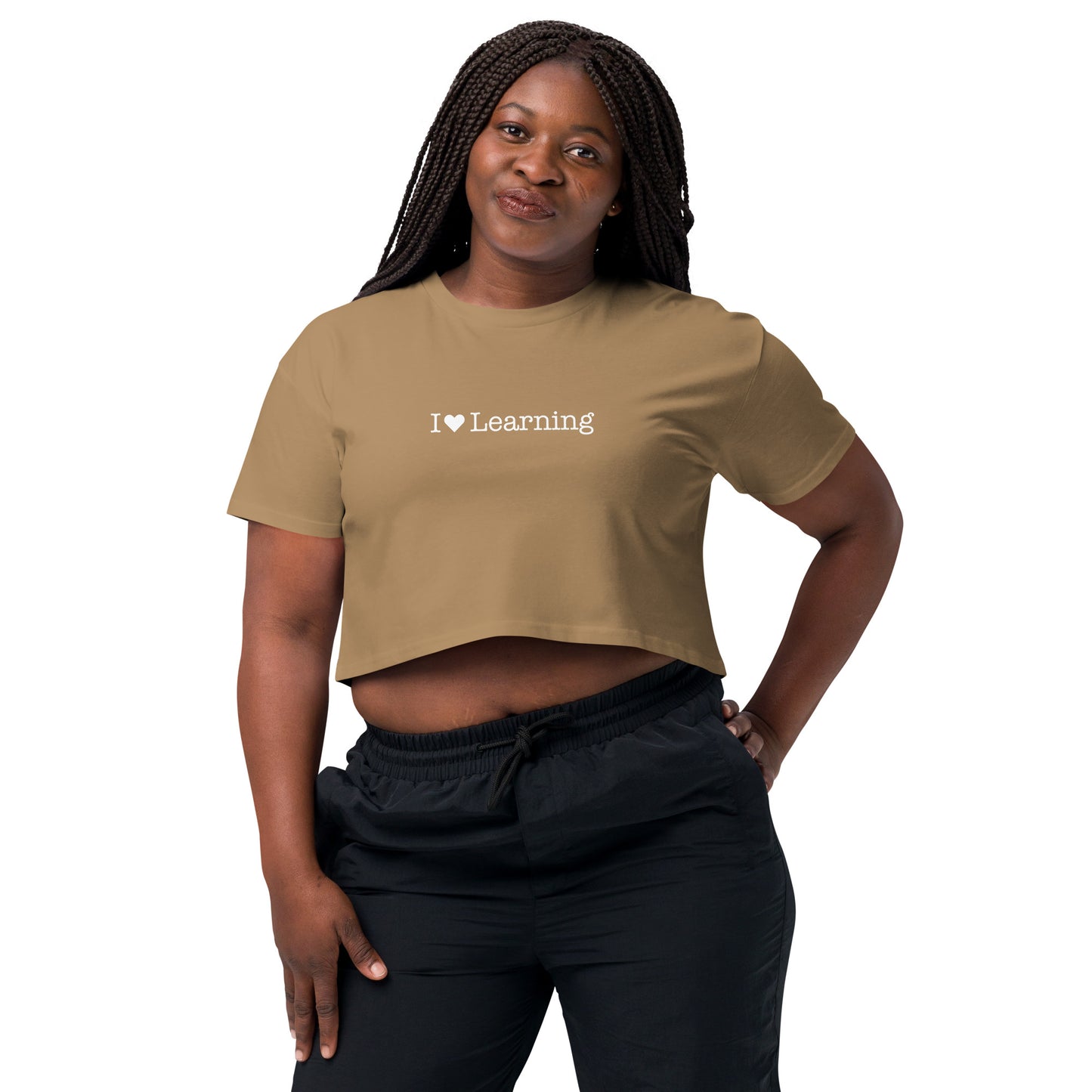 I Love Learning Crop Top