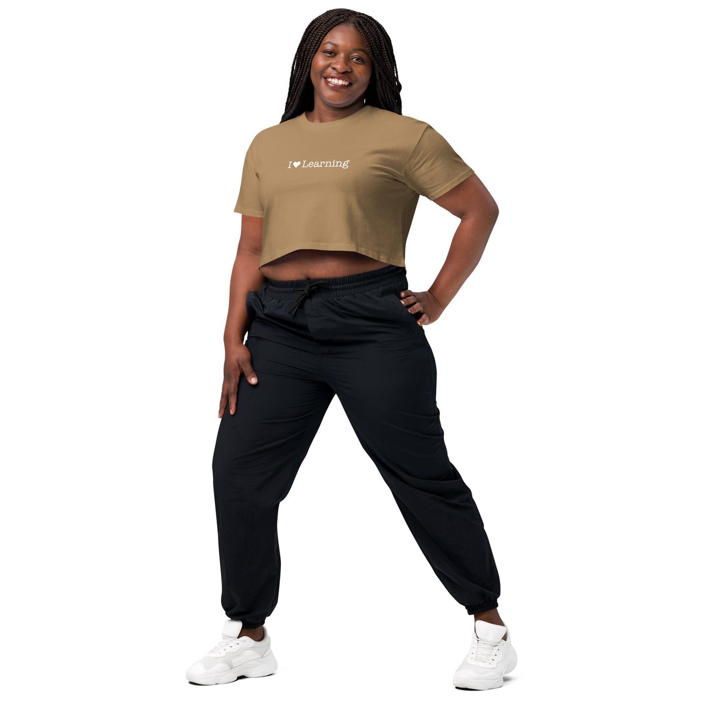 I Love Learning Crop Top
