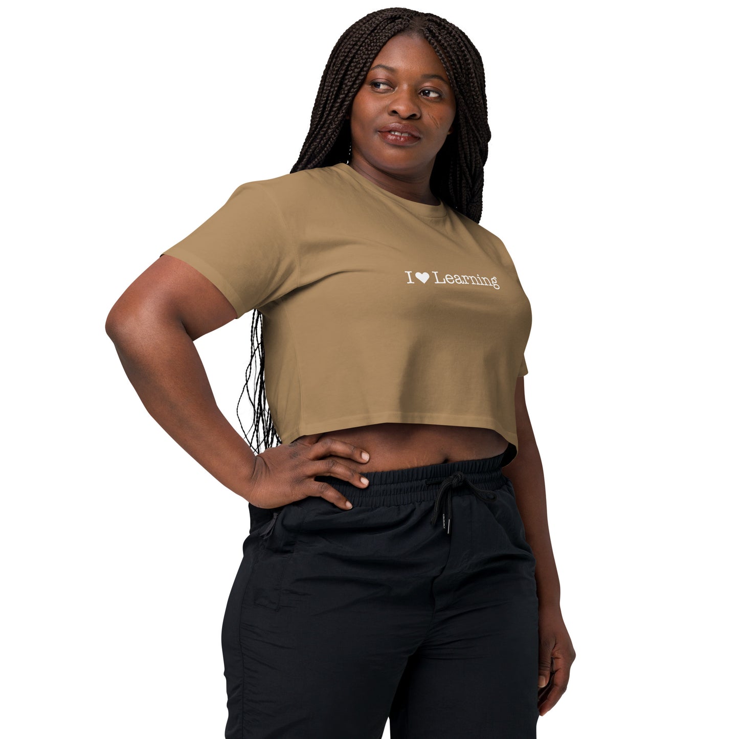 I Love Learning Crop Top