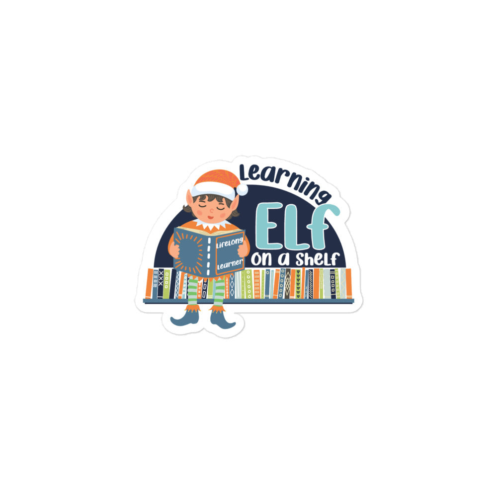 Learning Elf on a Shelf Sticker