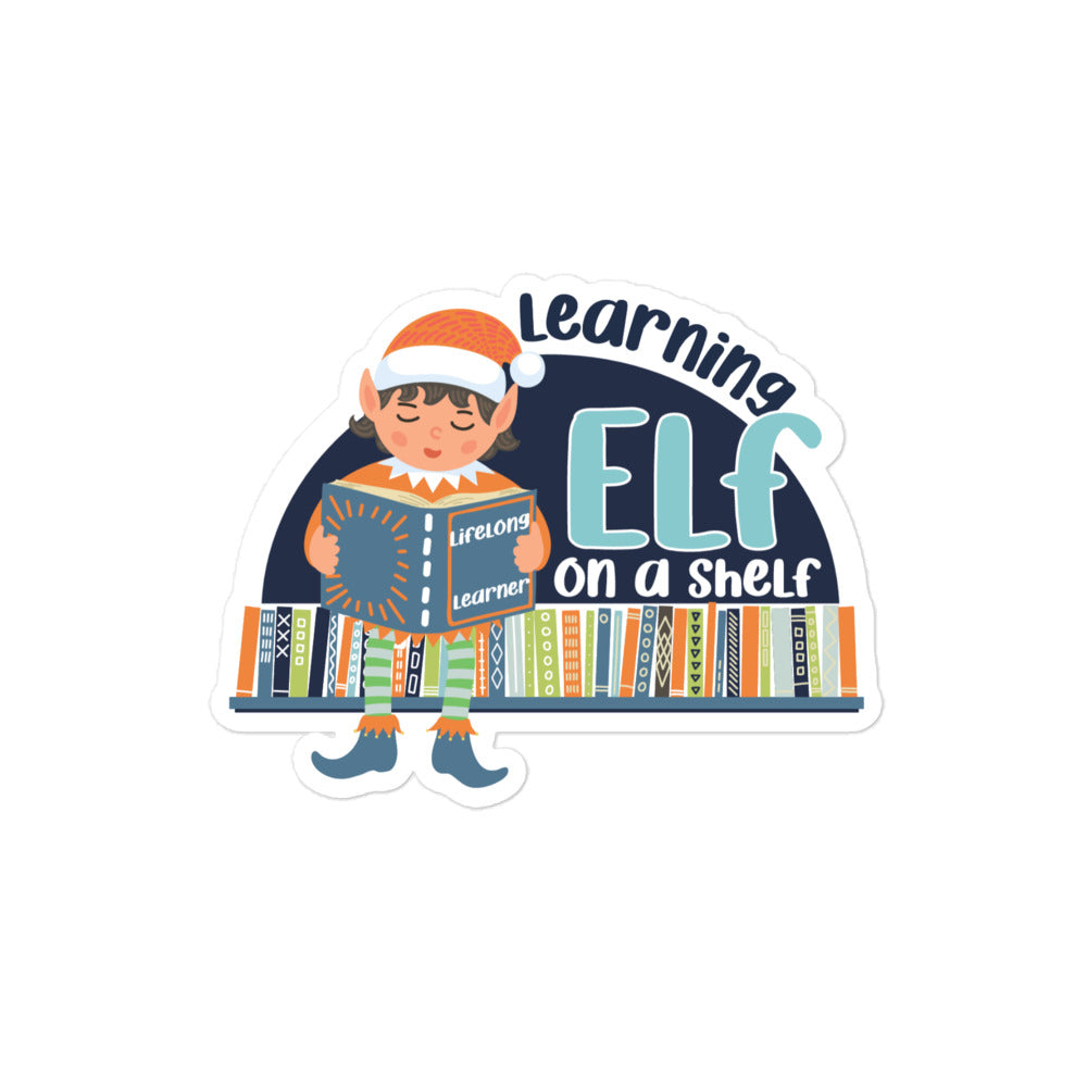 Learning Elf on a Shelf Sticker