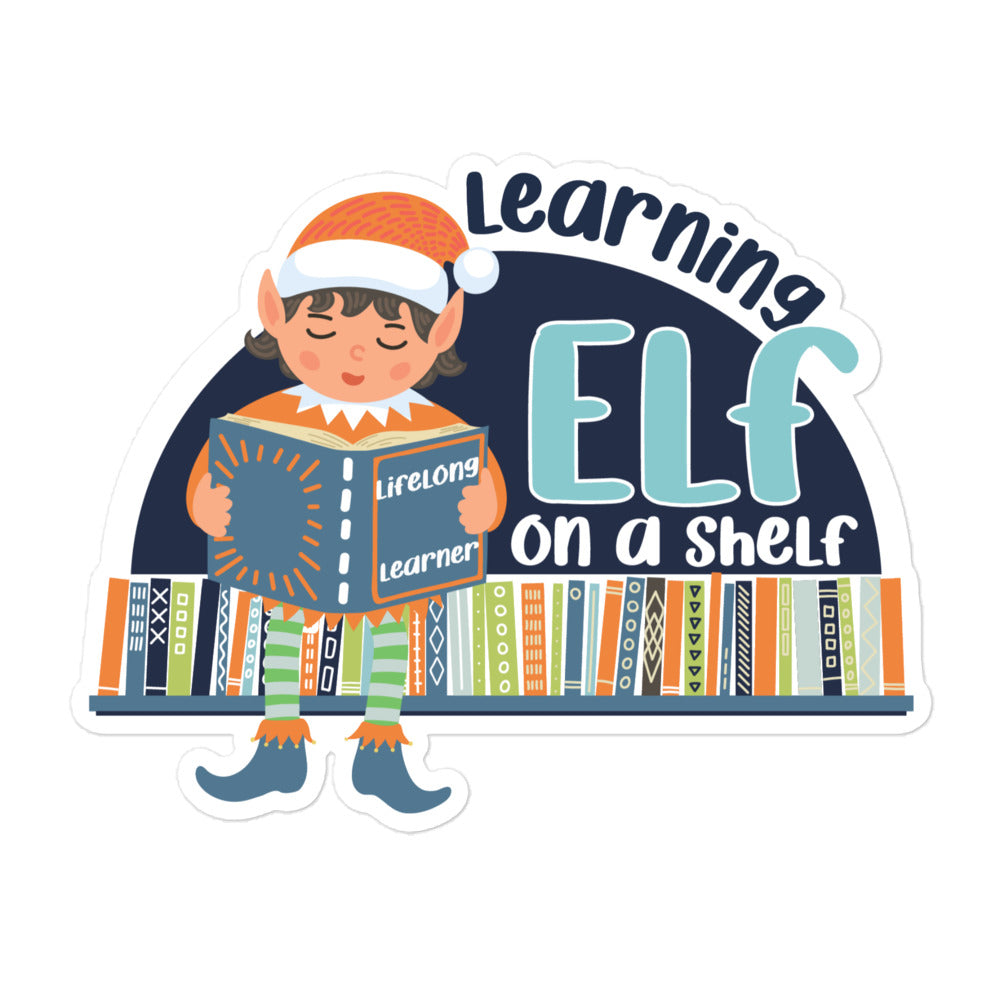 Learning Elf on a Shelf Sticker