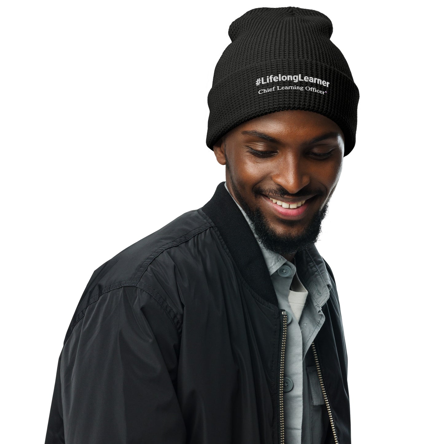 #LifelongLearner Waffle Beanie