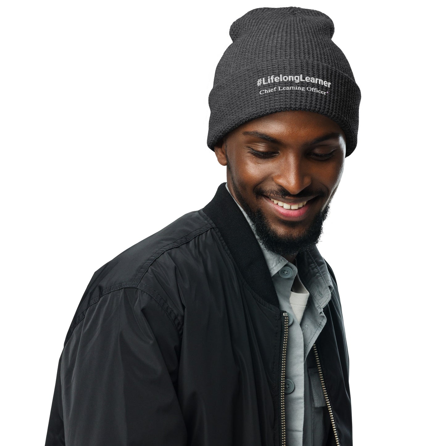 #LifelongLearner Waffle Beanie