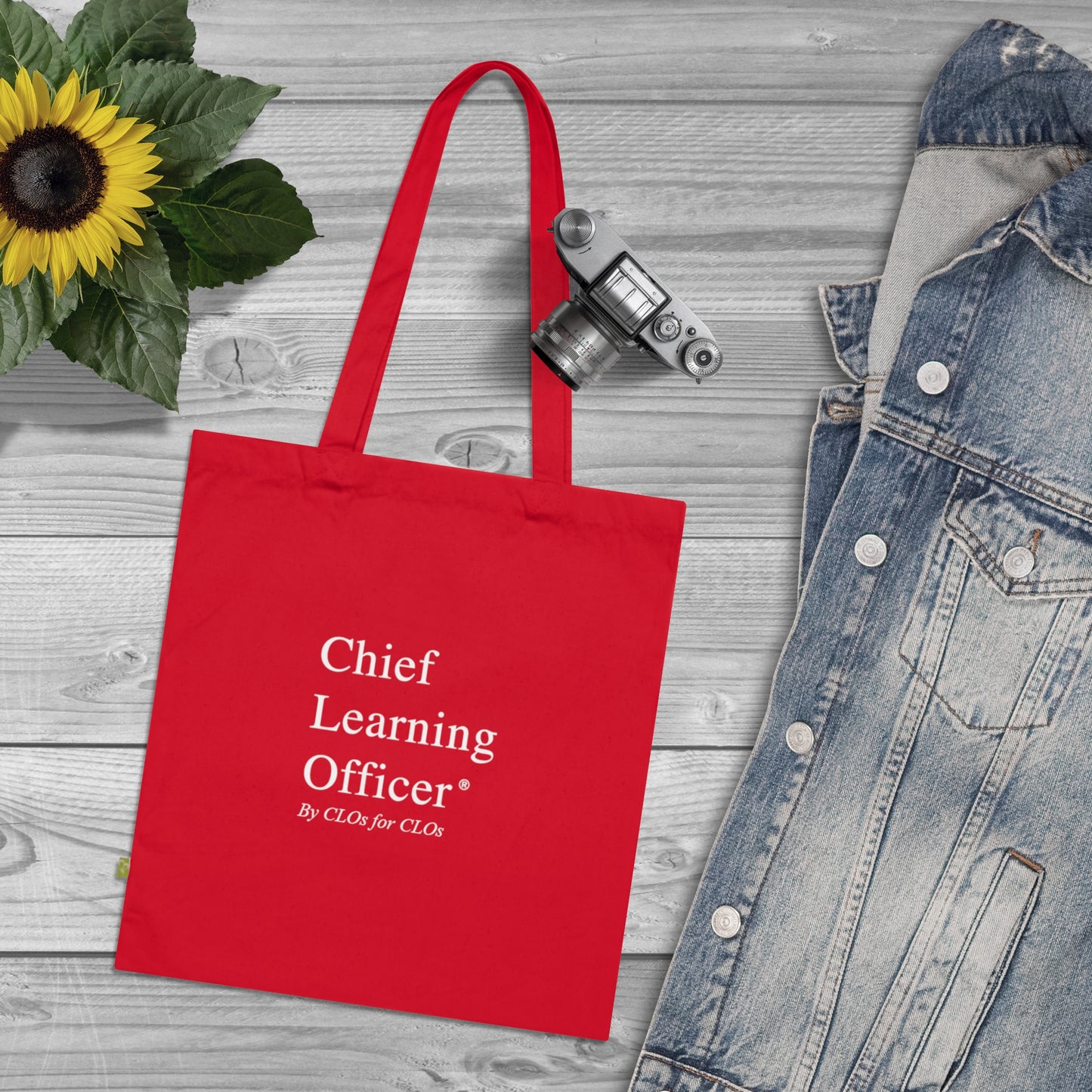 Chief Learning Officer Organic Cotton Tote Bag