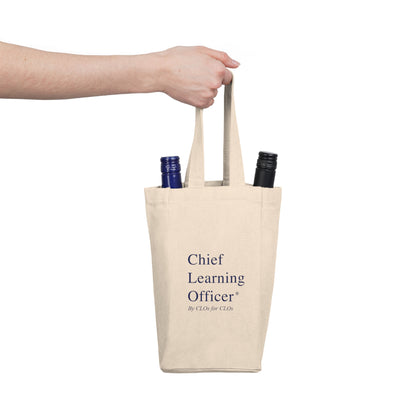 Chief Learning Officer Double Wine Tote Bag