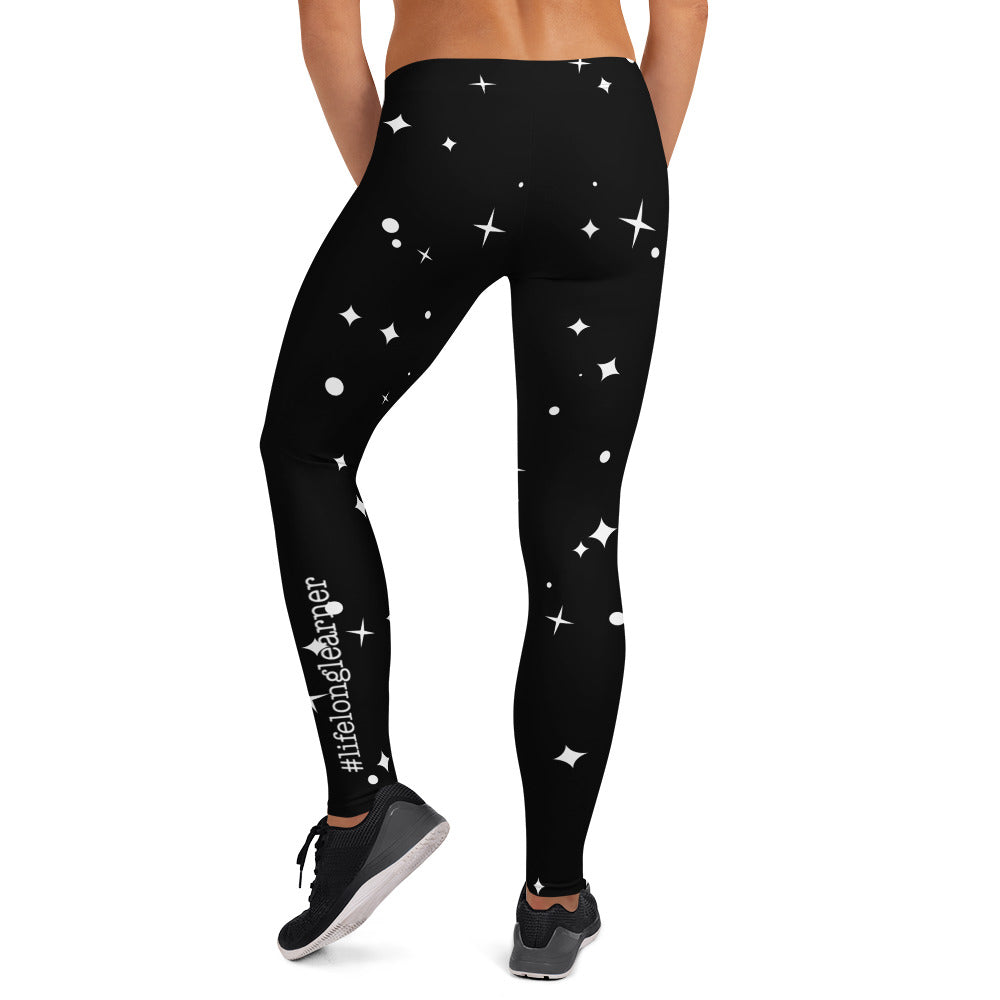 #LifeLongLearner Star Leggings