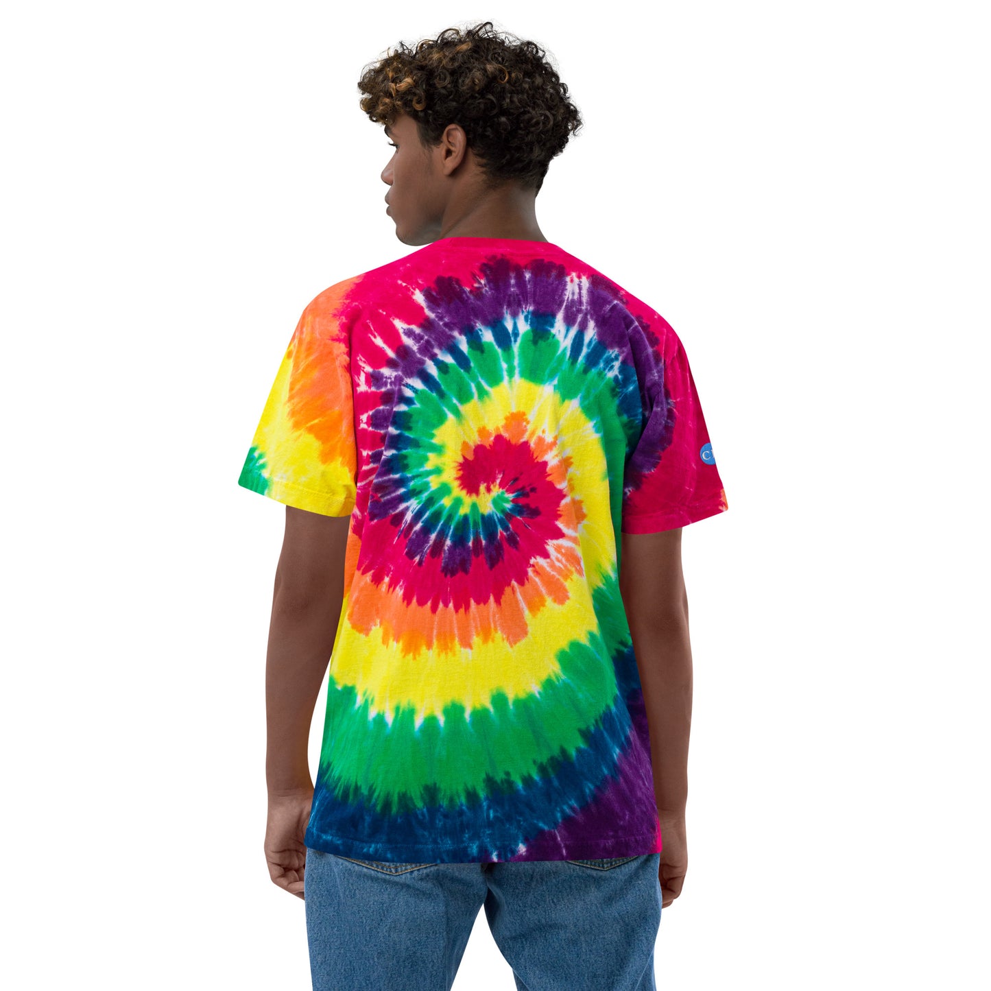 #LifeLongLearner Oversized Tie-Dye T-Shirt