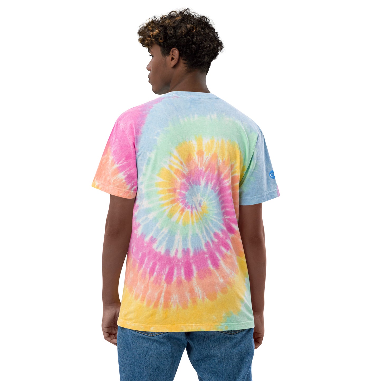 #LifeLongLearner Oversized Tie-Dye T-Shirt