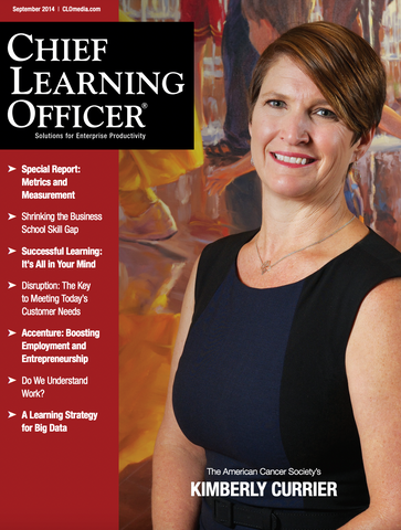 Chief Learning Officer – September 2014