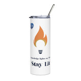 Stay Lit White Tumbler